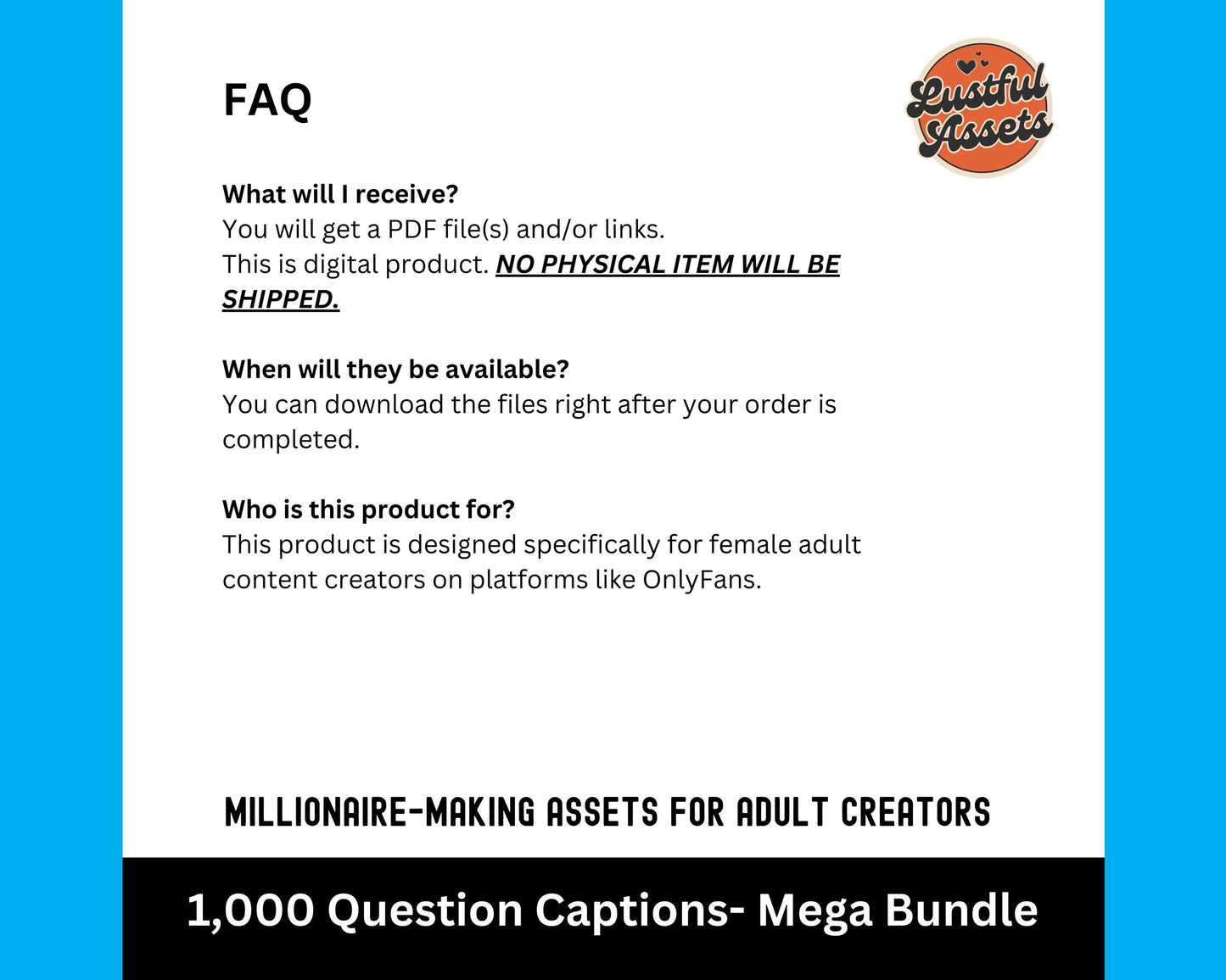 Onlyfans 1000 Question Captions Bundle| Adult Content Creators DM, Camgirls Fansly Users, OF ideas, Twitch & Snapchat Marketing Post