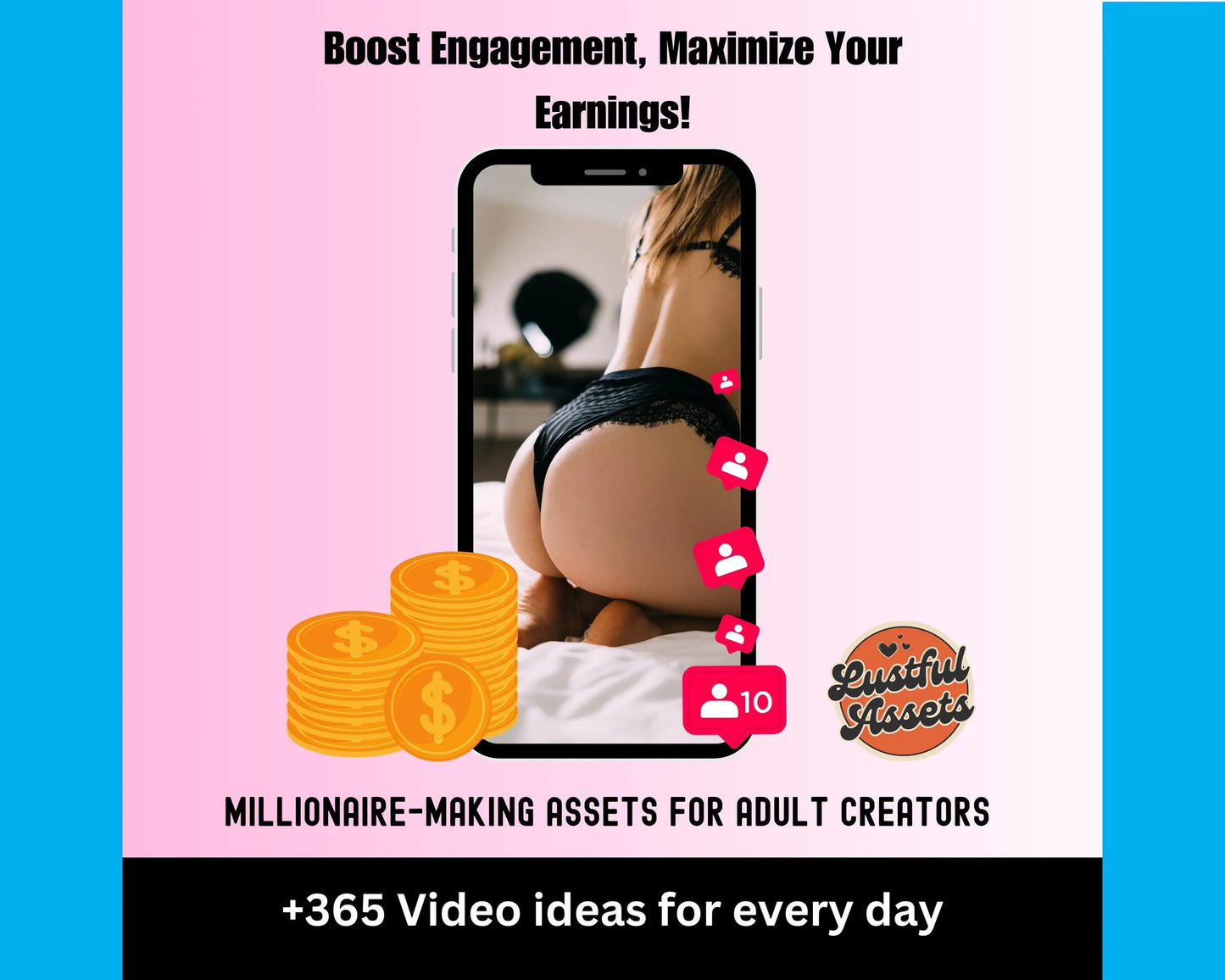 ONLYFANS 365 video ideas Bundle | Only fans Ideas, Content Ideas, Planner kit, Twitch Camgirl Snapchat Fansly, Marketing tools
