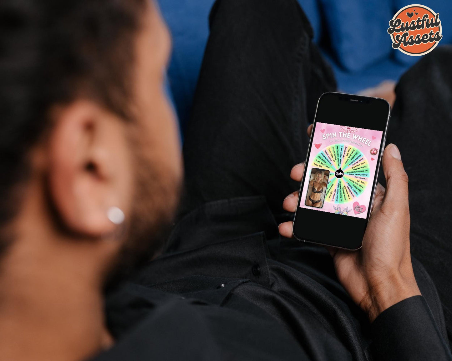 ONLYFANS Easter Spin The Wheel Tip Game Template April| Only fans Spinning Wheel Promo Graphic game Easter Themed, for Camgirls, Fansly Snap
