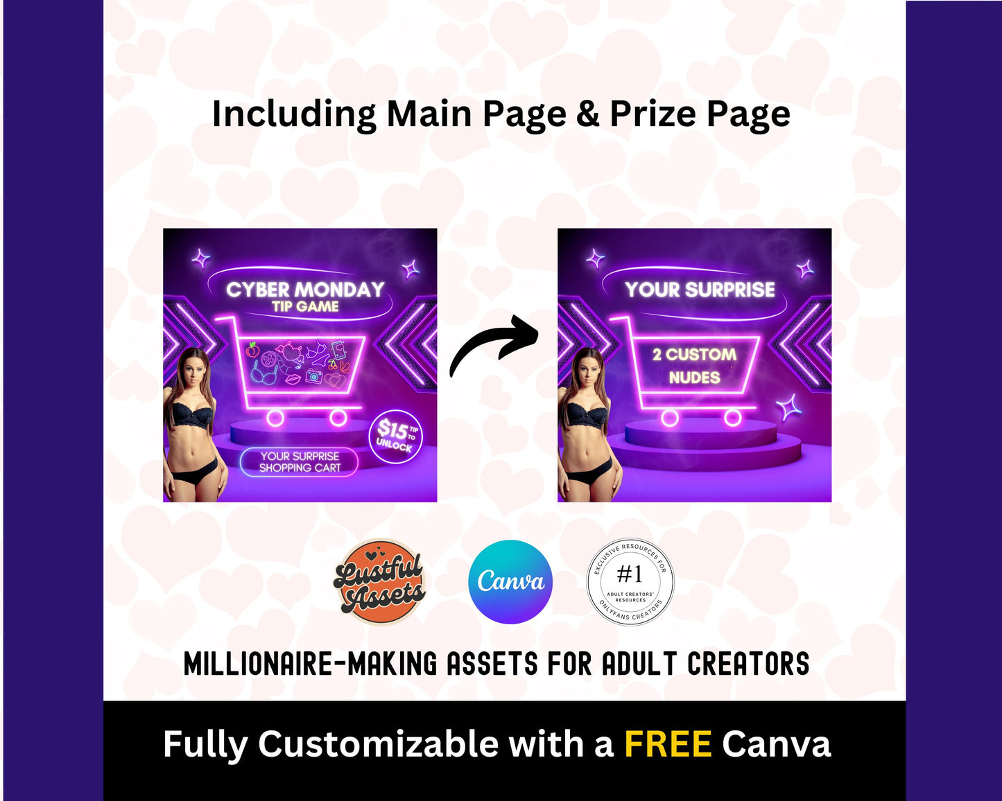 ONLYFANS Cyber Monday Tipping game, Surprise Cart | Tip Game Onlyfans Idea Templates, OF, Fansly Snapchat, camgirls, Content creators Bundle