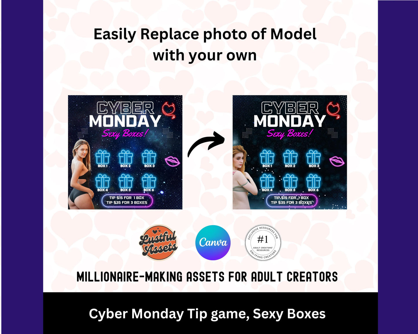 ONLYFANS Cyber Monday Tipping game| Tip Game Onlyfans Idea Templates, OF, Fansly Snapchat, camgirls, Content creators Bundle idea