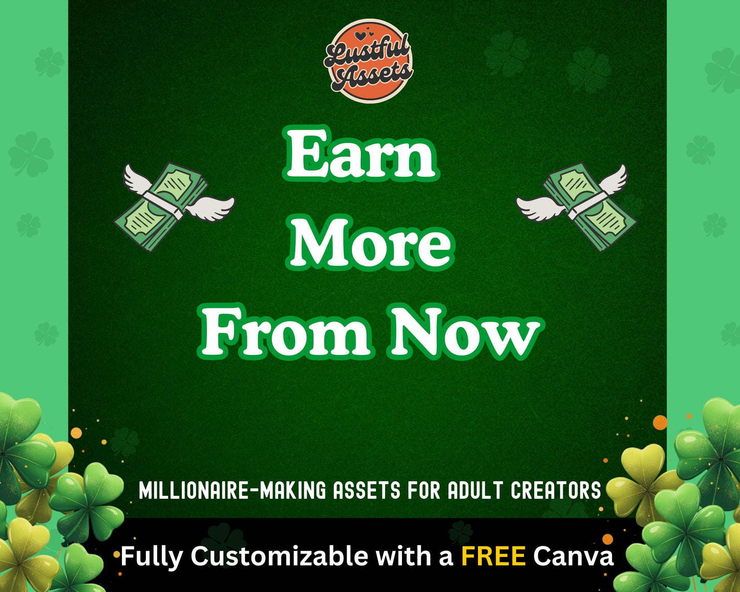 ONLYFANS March Tip Game Campaign Flyer| Only fans promo Tipping game idea, St Patricks Templates bundle, Content, Camgirls, Fansly Snapchat