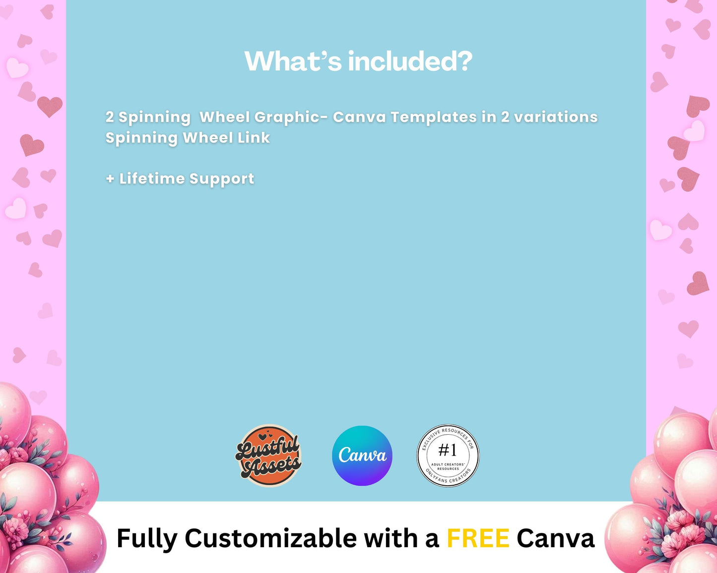 ONLYFANS Easter Spin The Wheel Tip Game Template April| Only fans Spinning Wheel Promo Graphic game Easter Themed, for Camgirls, Fansly Snap
