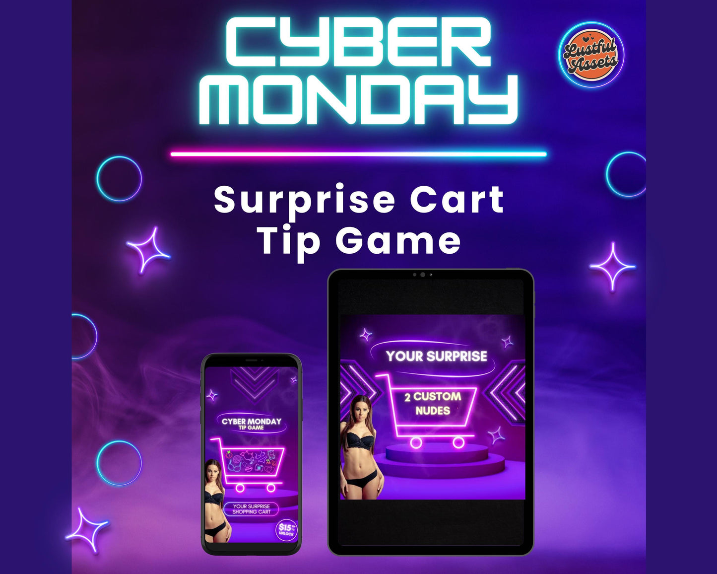 ONLYFANS Cyber Monday Tipping game, Surprise Cart | Tip Game Onlyfans Idea Templates, OF, Fansly Snapchat, camgirls, Content creators Bundle