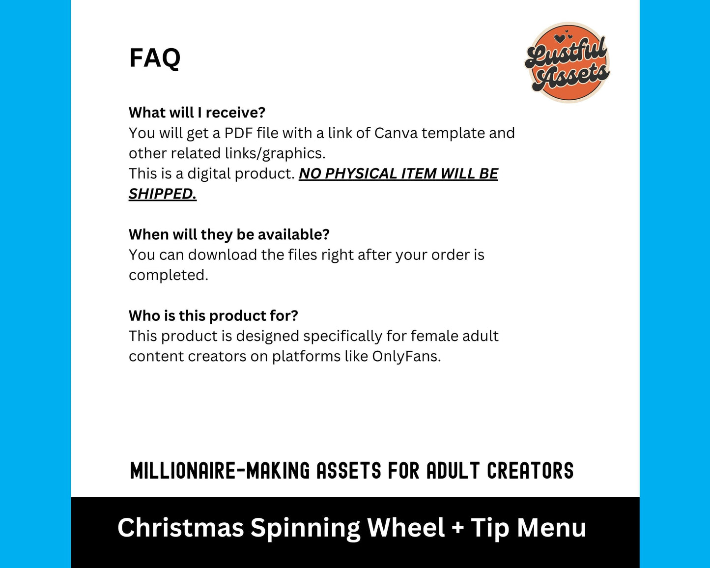 OnlyFans Christmas Bundle | Promo Graphic Tip Game, Spinning Wheel, Tip Menu, Editable Canva Template, Creators camgirls| OF, Fansly Custom