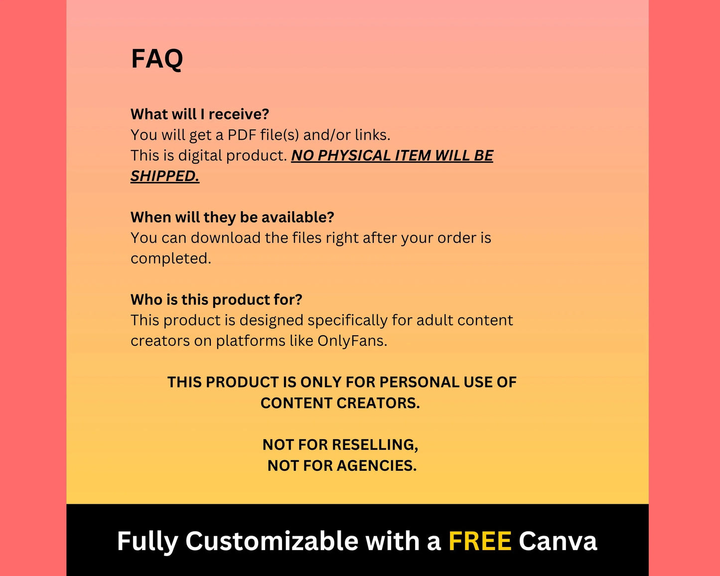 ONLYFANS August Animated Tip Flyers Bundle| Onlyfans Promo, 50 Summer Themed Templates, tipping campaign Ideas, Canva, Camgirls, Fansly Snap