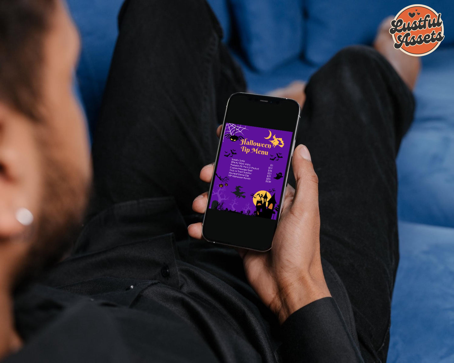 Halloween Tip Menu for OnlyFans & Fansly | Editable Canva Template | Spooky Digital Tipping Guide for Content Creators | custom menu