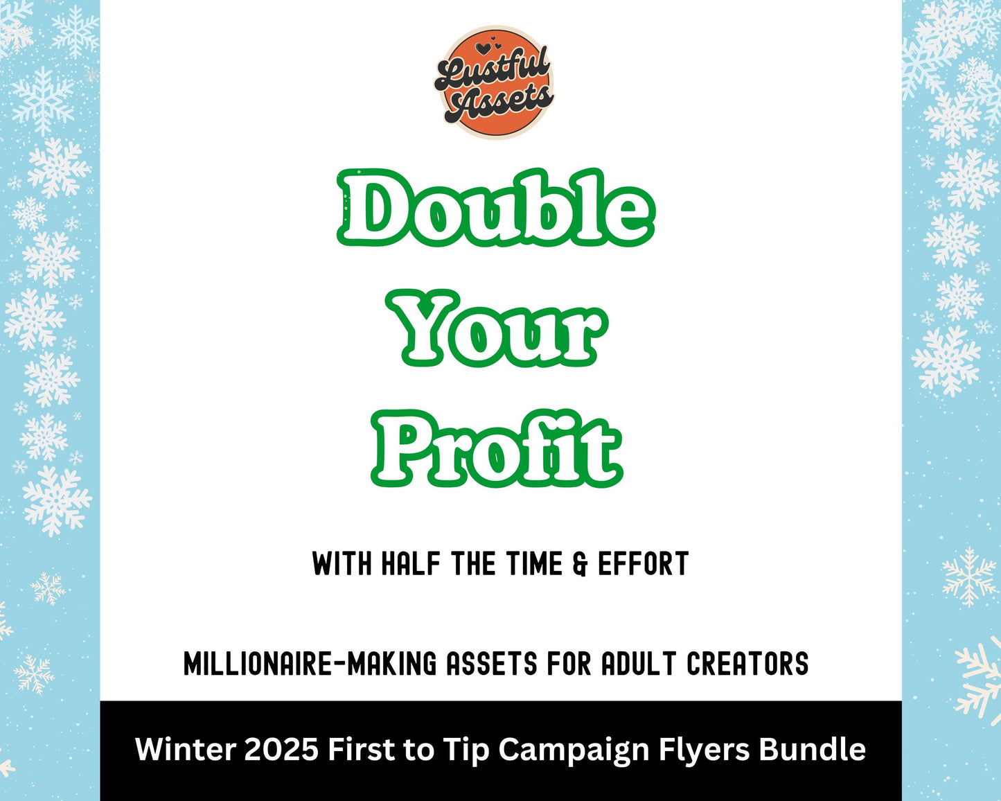 ONLYFANS First to Tip Campaign Bundle | OnlyfansTipping winter Themed Flyers Menu Game, Promo Canva Creators camgirls, OF Fansly Snapchat