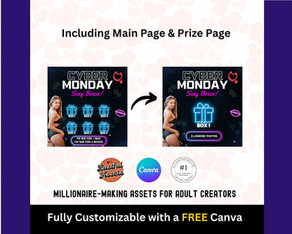 ONLYFANS Cyber Monday Tipping game| Tip Game Onlyfans Idea Templates, OF, Fansly Snapchat, camgirls, Content creators Bundle idea