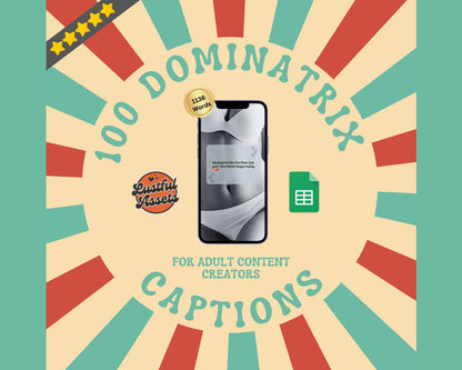 ONLYFANS Dominatrix Captions Bundle | Perfect for Domme Posts, Only Fans PPV & Mass Messages ideas,  Scripts Theme, camgirls, Fansly Snap OF
