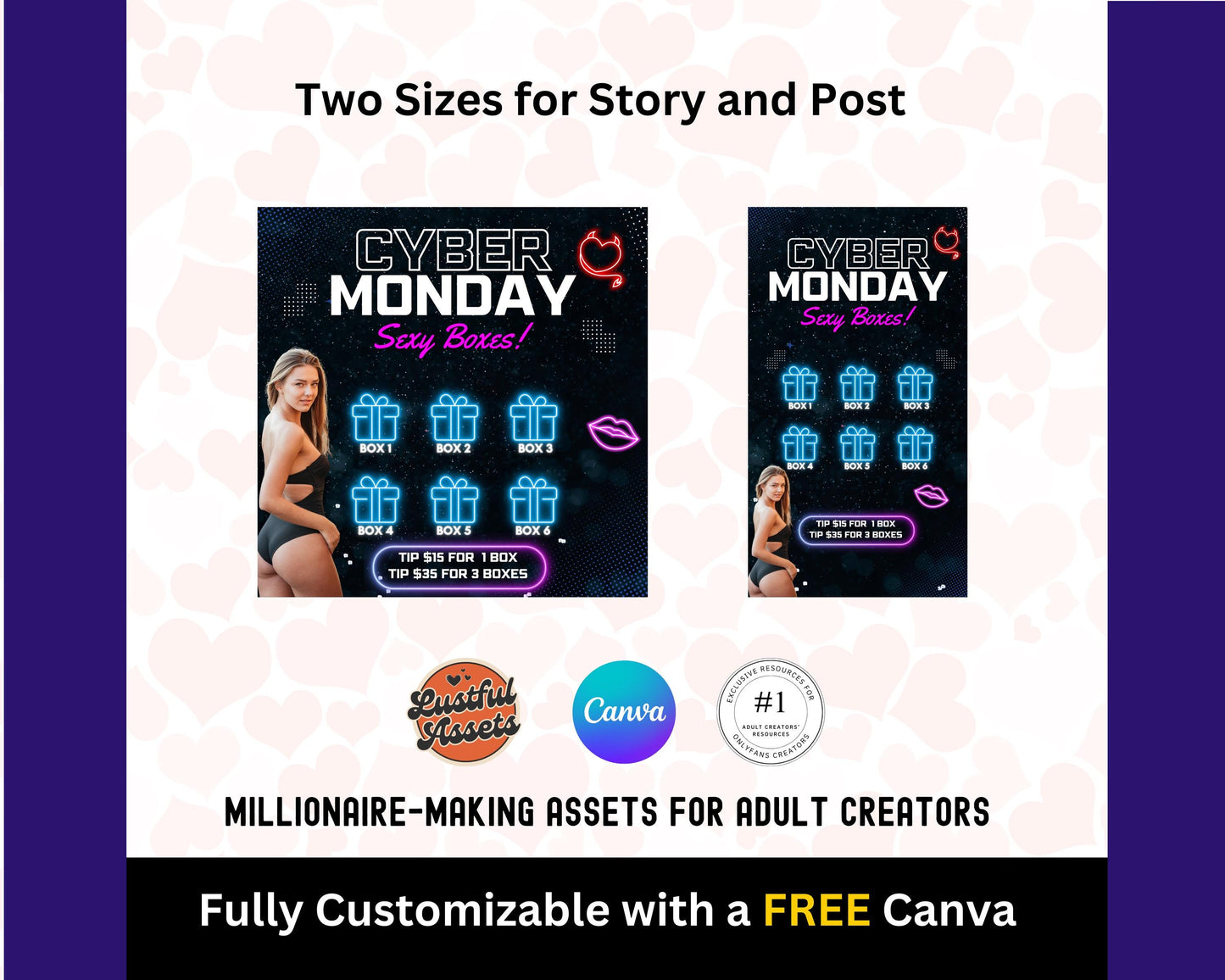 ONLYFANS Cyber Monday Tipping game| Tip Game Onlyfans Idea Templates, OF, Fansly Snapchat, camgirls, Content creators Bundle idea