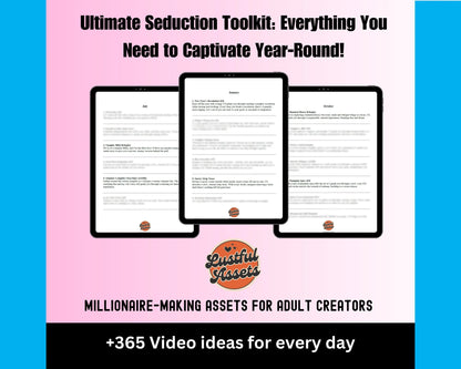 ONLYFANS 365 video ideas Bundle |  Only fans Ideas, Content Ideas, Planner kit, Twitch Camgirl Snapchat Fansly, Marketing tools