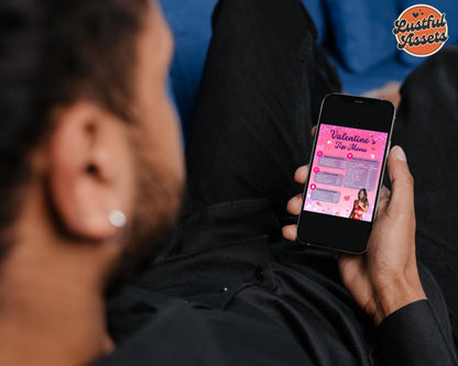 ONLYFANS Valentine's Tip Menu Bundle | Onlyfans Valentine Theme, February Templates bundle, Valentine Content, Camgirls, Fansly Snap