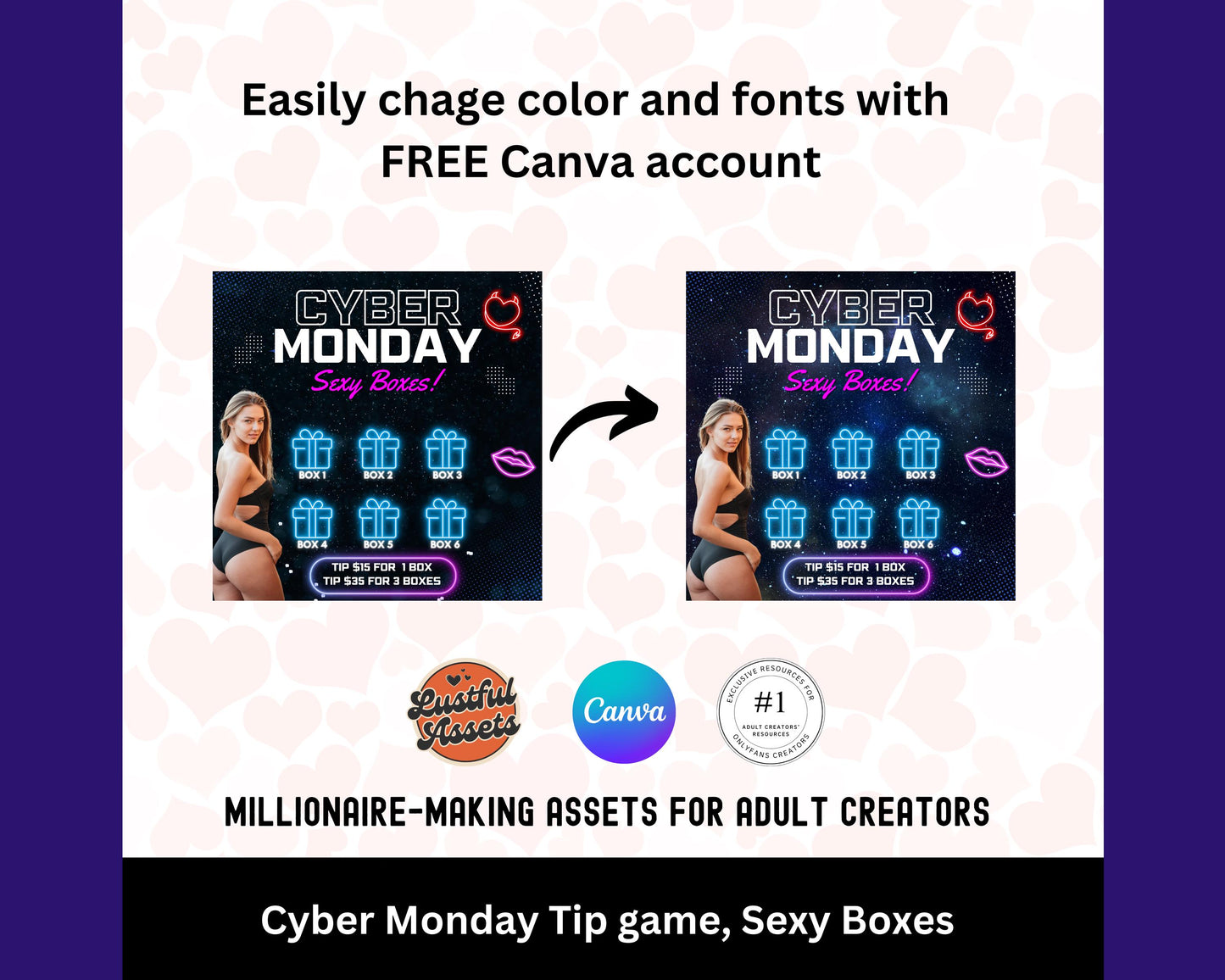 ONLYFANS Cyber Monday Tipping game| Tip Game Onlyfans Idea Templates, OF, Fansly Snapchat, camgirls, Content creators Bundle idea