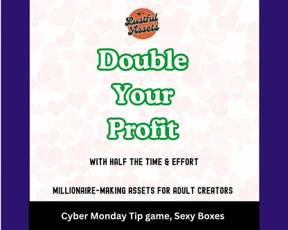 ONLYFANS Cyber Monday Tipping game| Tip Game Onlyfans Idea Templates, OF, Fansly Snapchat, camgirls, Content creators Bundle idea
