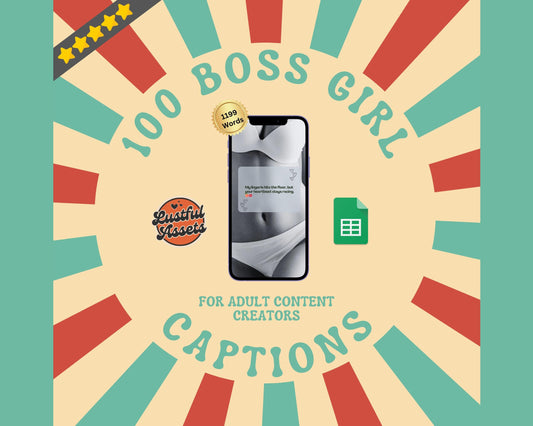ONLYFANS Boss Girl Captions Bundle | Perfect for Posts, Only Fans PPV & Mass Messages ideas,  Scripts Theme, camgirls, Fansly Snap Template