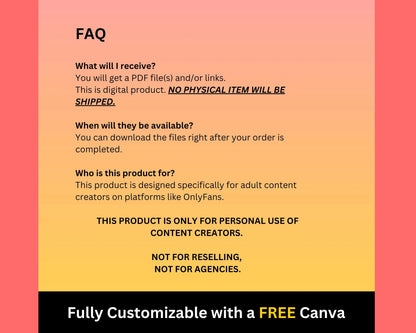 ONLYFANS August Animated Tip Flyers Bundle| Onlyfans Promo, 50 Summer Themed Templates, tipping campaign Ideas, Canva, Camgirls, Fansly Snap