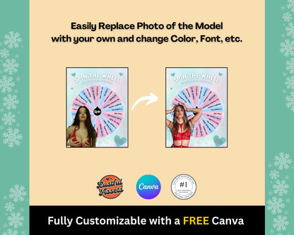 ONLYFANS Spin The Wheel Tip Game Template| Only fans Spinning Wheel Promo Graphic Tipping game idea Templates, Camgirls, Fansly Snapchat