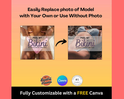 ONLYFANS August Animated Tip Flyers Bundle| Onlyfans Promo, 50 Summer Themed Templates, tipping campaign Ideas, Canva, Camgirls, Fansly Snap