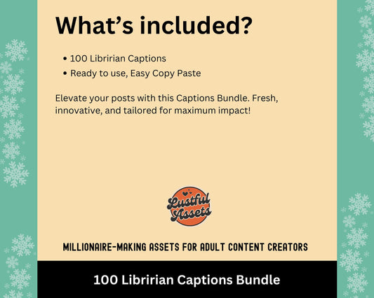 ONLYFANS Librarian Captions Bundle | Perfect for sexy librarian Posts, Only Fans PPV & Mass Messages ideas, Scripts, camgirls, Fansly Snap