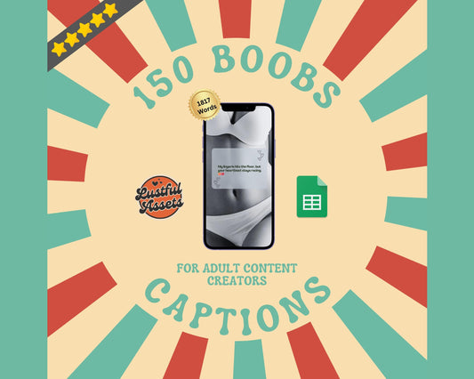 ONLYFANS boobs Captions Bundle | Perfect for boobs Posts, Only Fans PPV & Mass Messages ideas, Prompt Scripts, camgirls, Fansly Snap OF