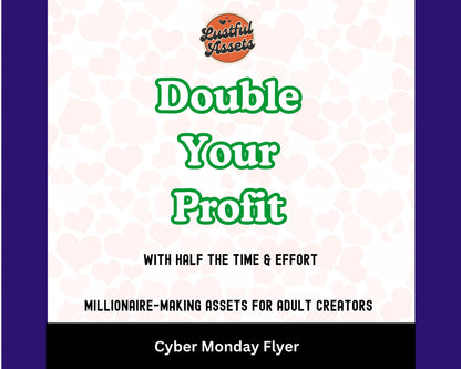 ONLYFANS Cyber Monday Flyer  | Onlyfans post Ideas Templates, OF, Fansly Snapchat, camgirls, Content creators Bundle idea cyber Monday
