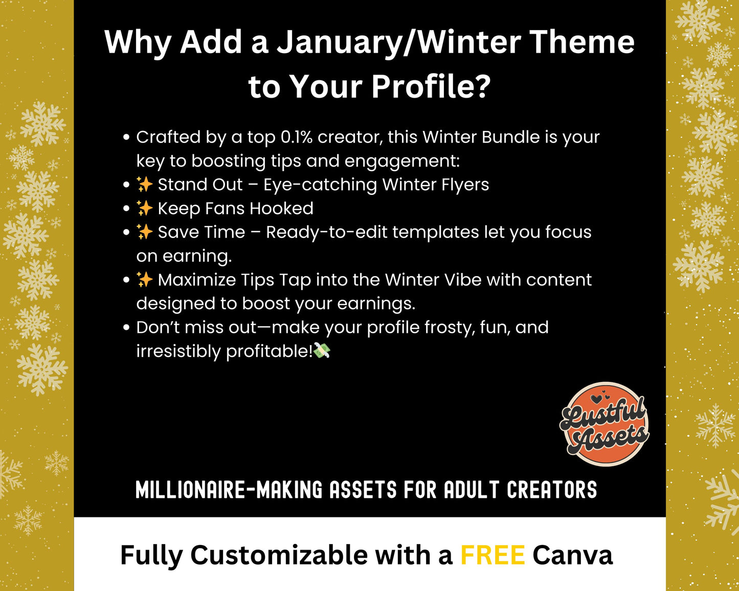 ONLYFANS New Year Ball Drop Tip Campaign | Onlyfans Tip Game Ideas kit, NYE Theme Canva for Creators camgirls, OF Fansly Snap Template
