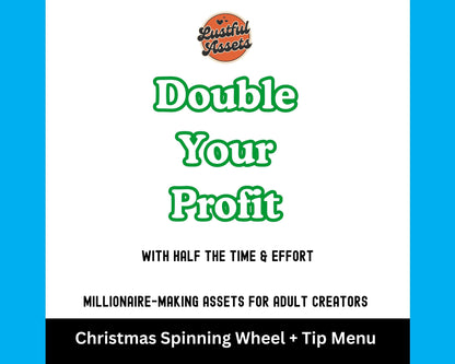 OnlyFans Christmas Bundle | Promo Graphic Tip Game, Spinning Wheel,  Tip Menu, Editable Canva Template, Creators camgirls| OF, Fansly Custom